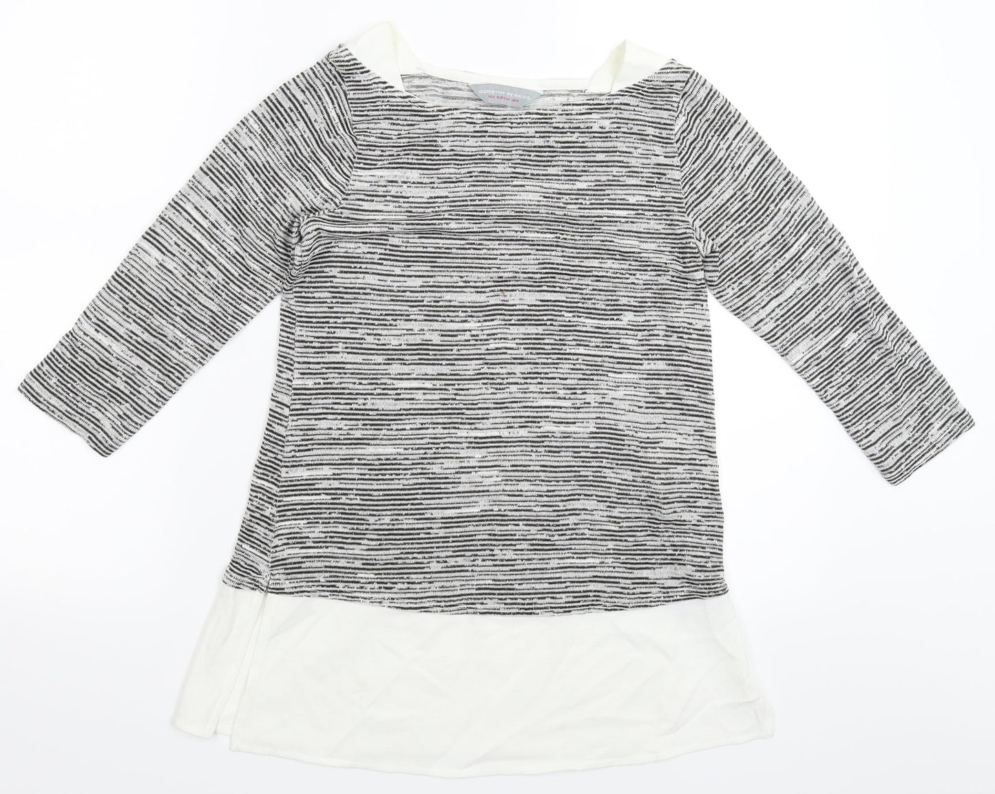 Dorothy Perkins Womens Grey  Knit Pullover Jumper Size 6
