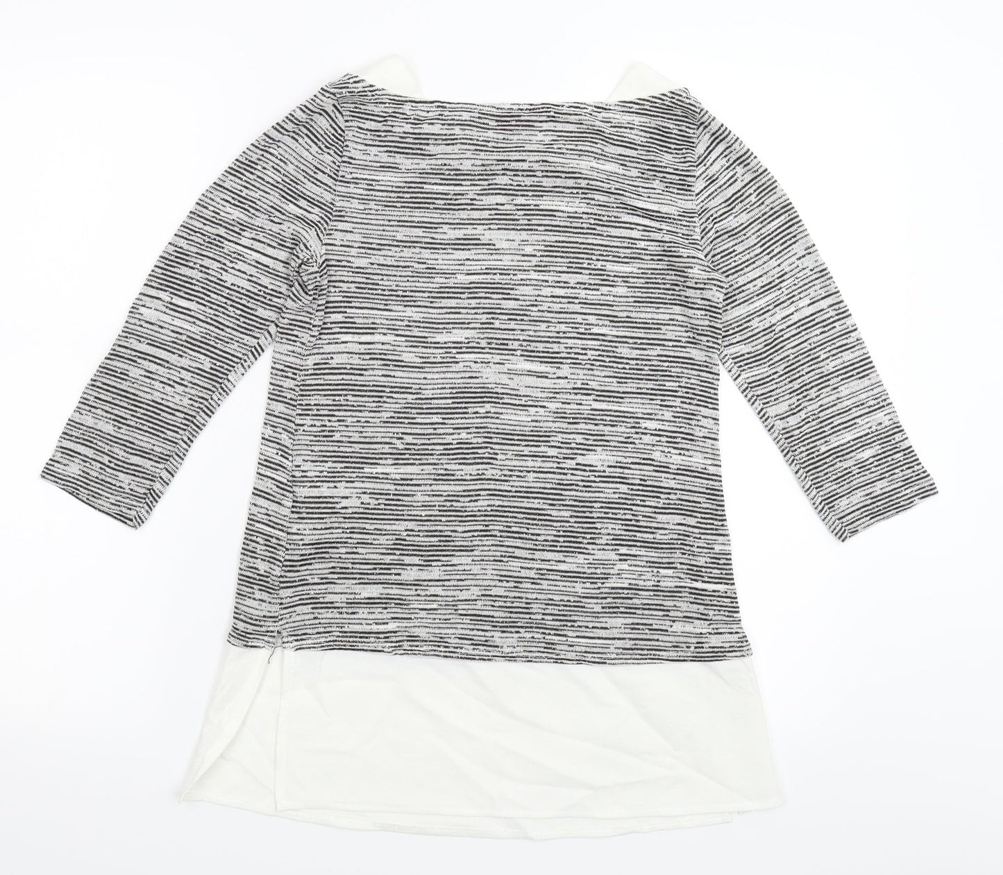 Dorothy Perkins Womens Grey  Knit Pullover Jumper Size 6