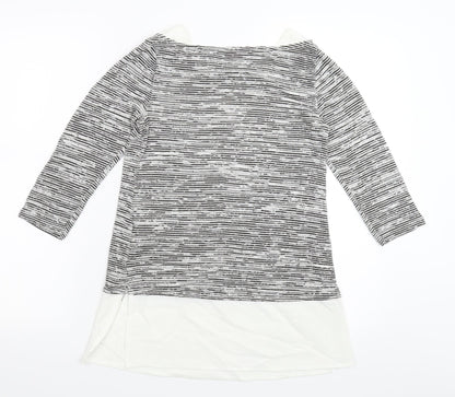 Dorothy Perkins Womens Grey  Knit Pullover Jumper Size 6