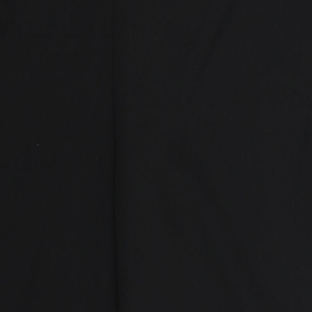Preworn Womens Black   Trousers  Size 14 L28 in