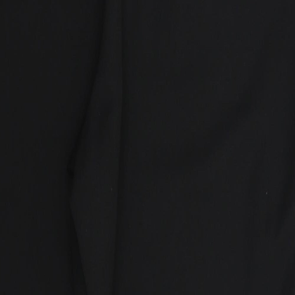 Preworn Womens Black   Trousers  Size 14 L28 in