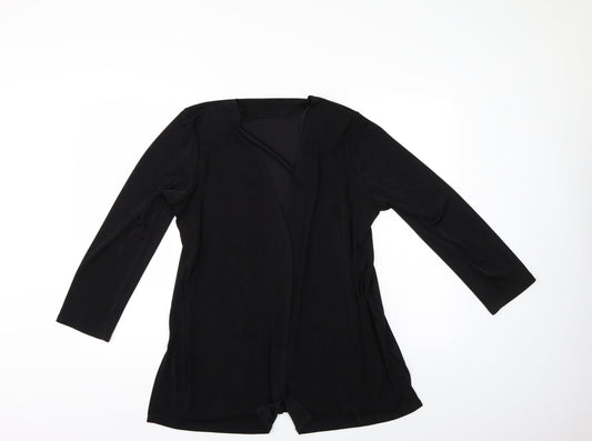 Emeliax Womens Black   Cardigan Jumper Size L