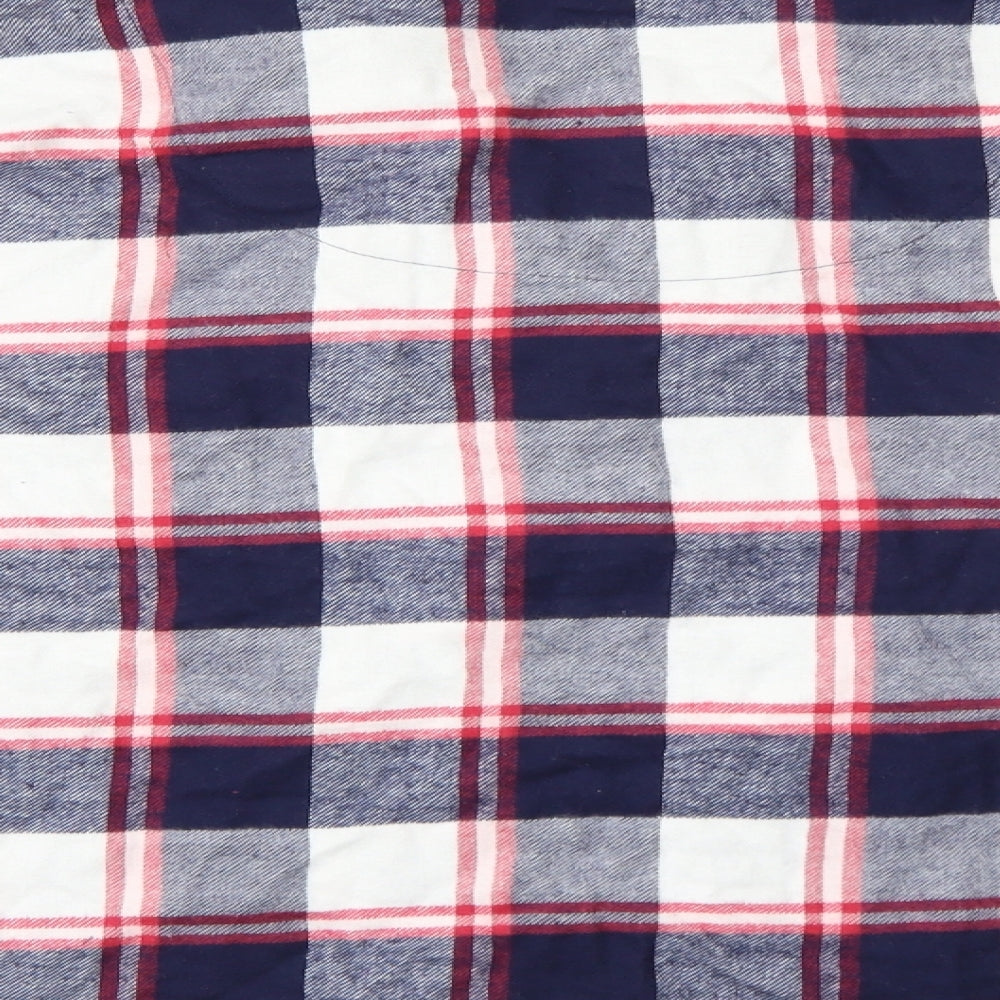 Linea Womens Multicoloured Check  Basic Button-Up Size M