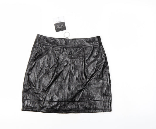 Top Shop Womens Black   Mini Skirt Size 6