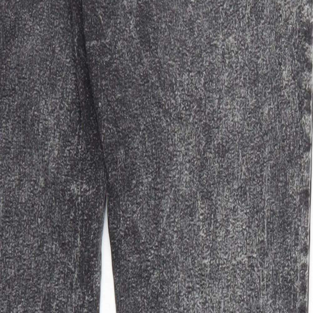 Denim & Co. Womens Black  Denim Jegging Jeans Size 12 L29 in