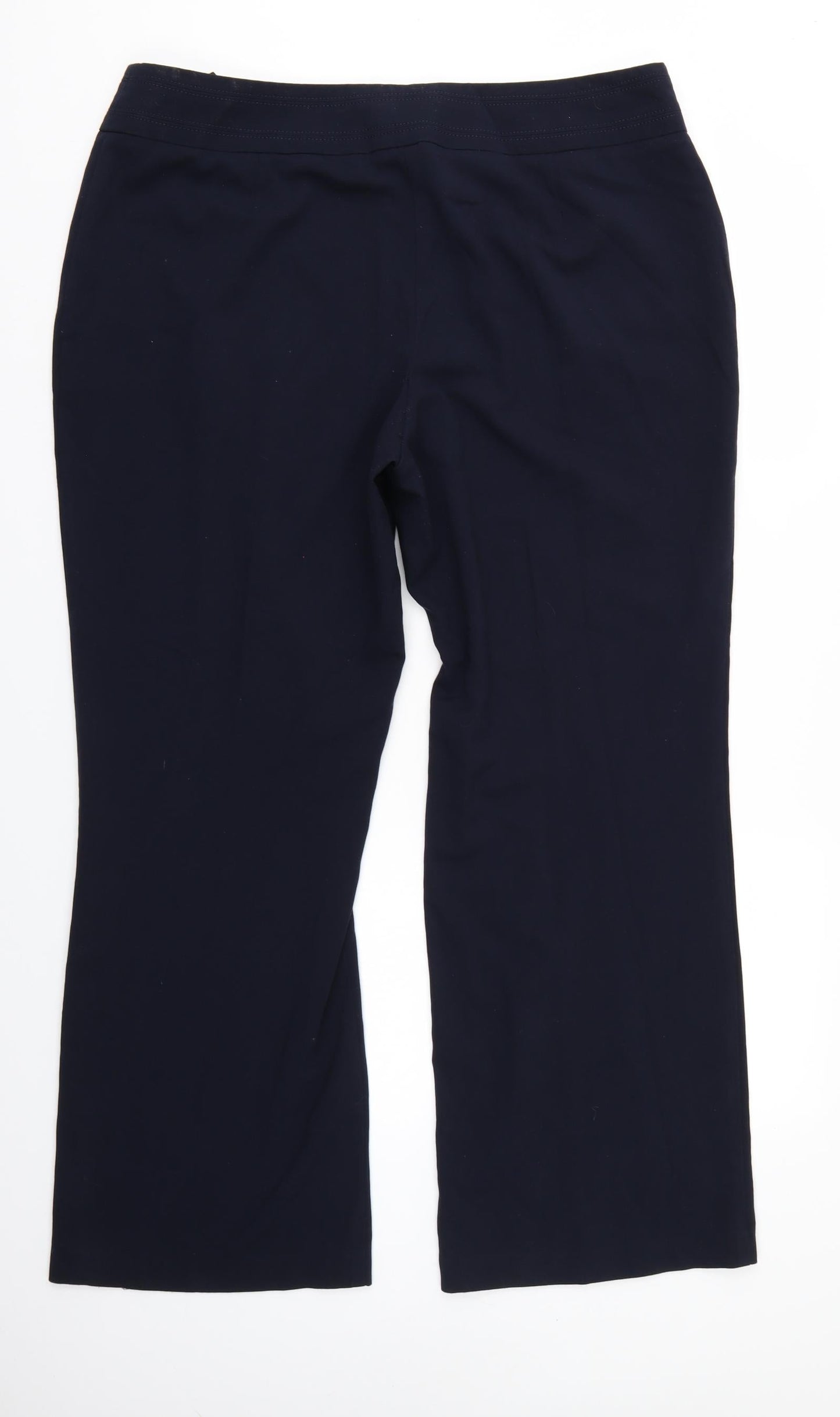 Marks and Spencer Womens Blue   Trousers  Size 18 L29 in