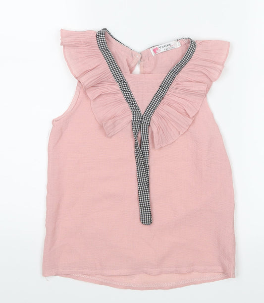 Vogue Girls Pink   Basic Blouse Size 10-11 Years