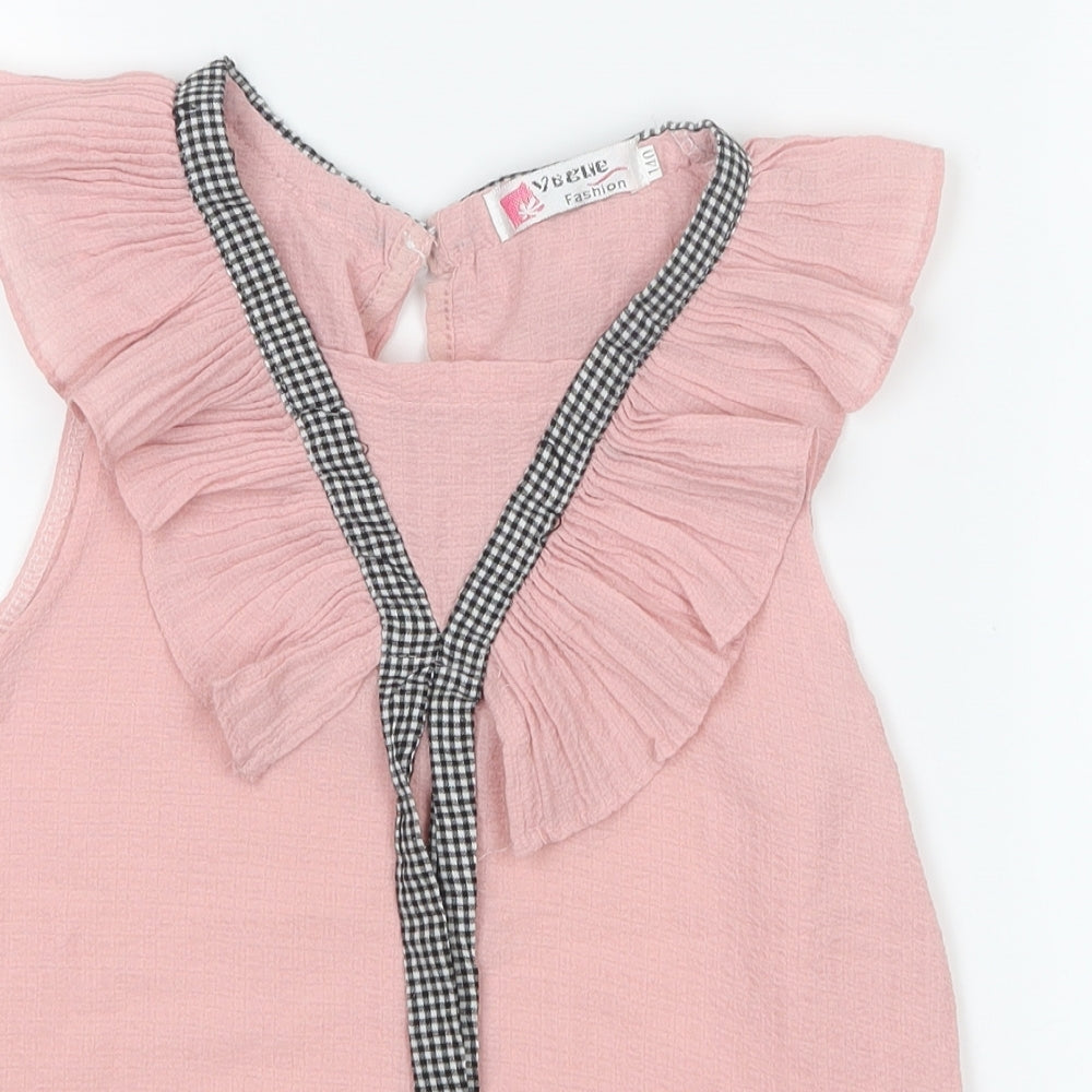 Vogue Girls Pink   Basic Blouse Size 10-11 Years