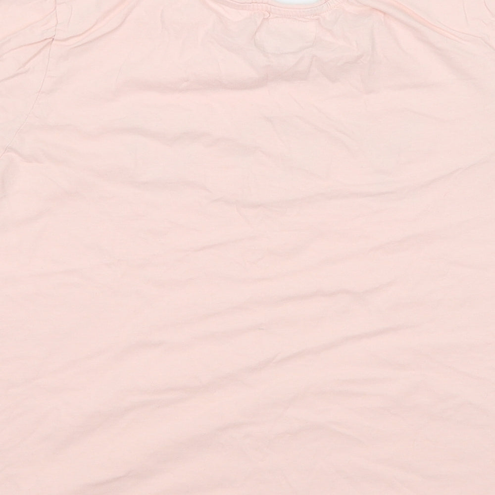 Preworn Girls Pink   Top Pyjama Top Size M  - You mean the world to me