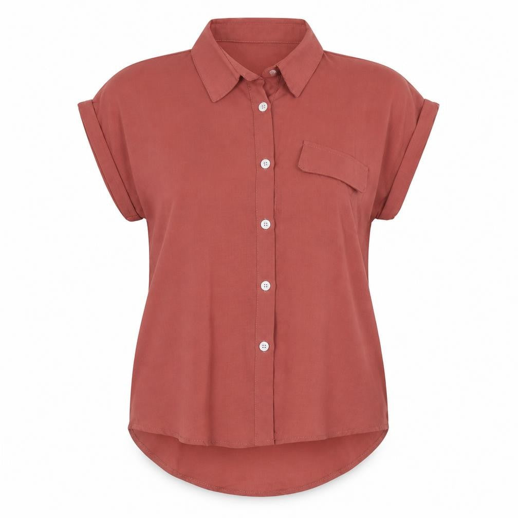 SheIn Womens Pink   Basic Blouse Size M