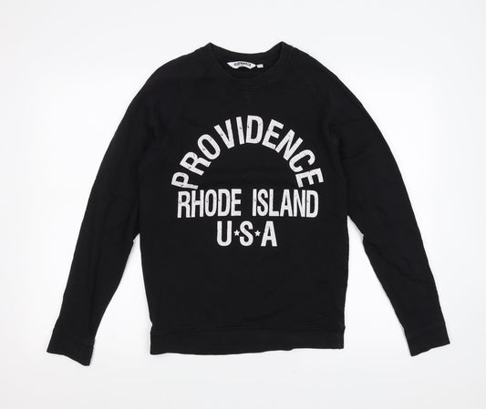 New Look Boys Black   Pullover Sweatshirt Size 12-13 Years  - rhode island usa