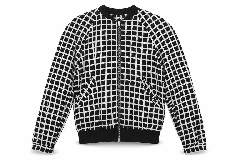 Primark Womens Black Check  Jacket  Size 10