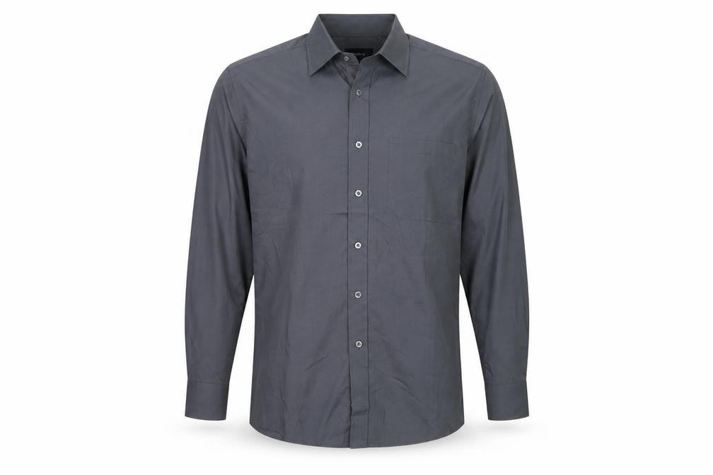 Marks & Spencer Mens Grey    Button-Up Size 15