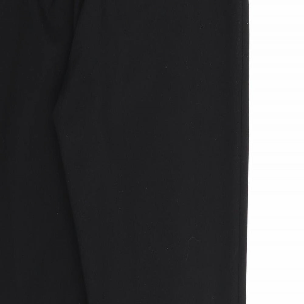 George Womens Black  Rayon Dress Pants Trousers Size 10 L26 in