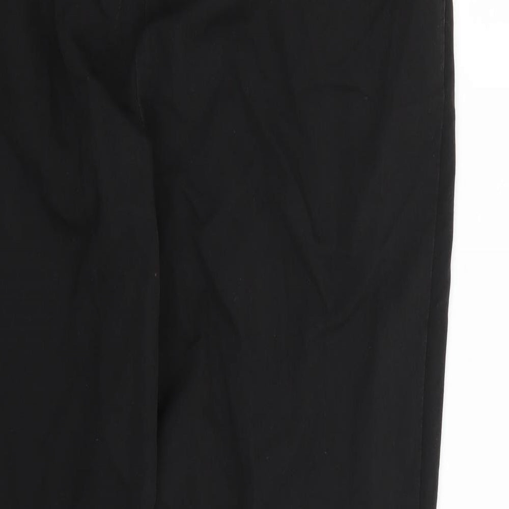 Warehouse Womens Black  Rayon Dress Pants Trousers Size 12 L28 in
