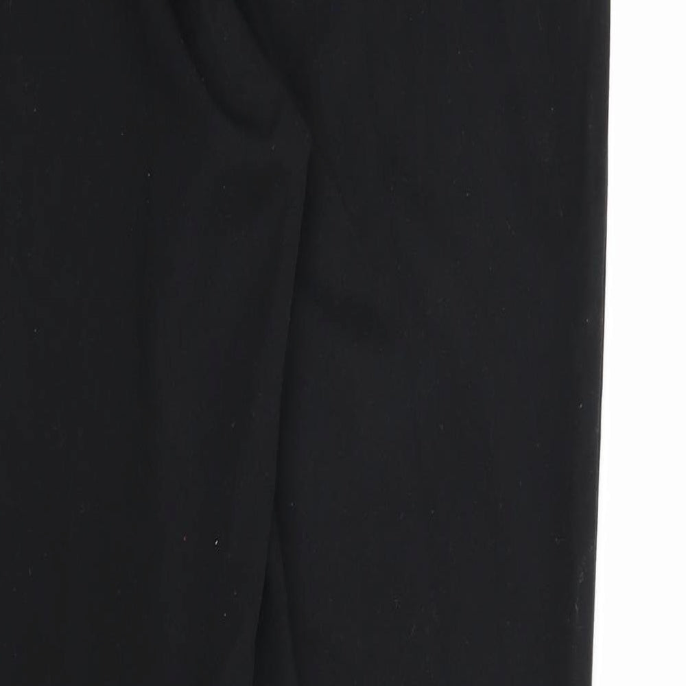 Marks and Spencer Womens Black  Rayon Dress Pants Trousers Size 10 L31 in