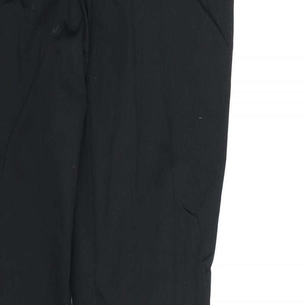 Marks and Spencer Womens Black  Rayon Dress Pants Trousers Size 10 L27 in