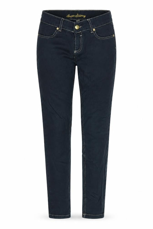 Denim & Co. Womens Blue  Denim Skinny Jeans Size 8 L30 in