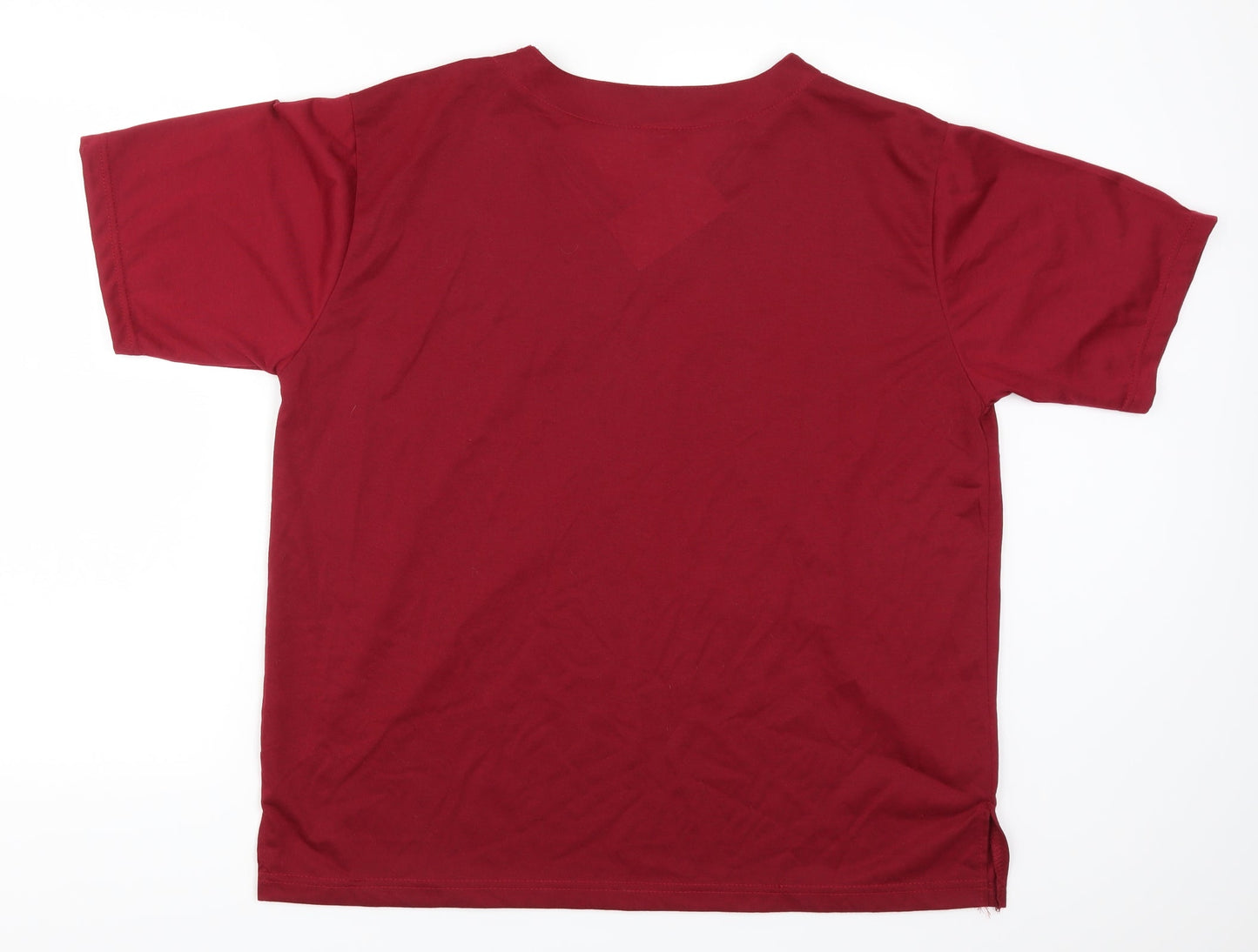 Lucky Womens Red   Basic T-Shirt Size XL  - Flowers
