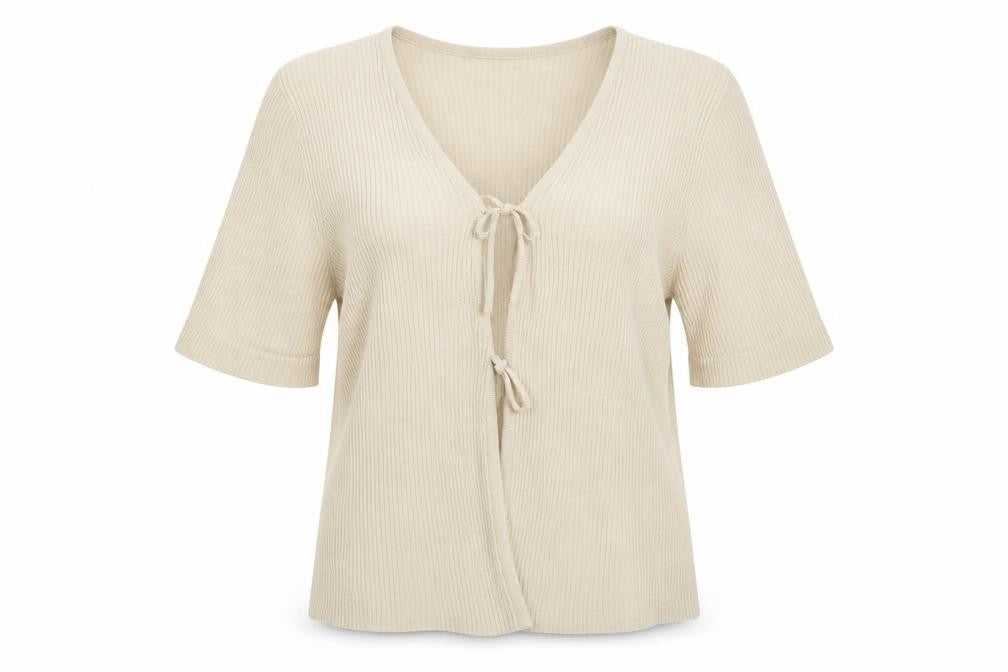 Bonmarché Womens Beige Cardigan Jumper Size L