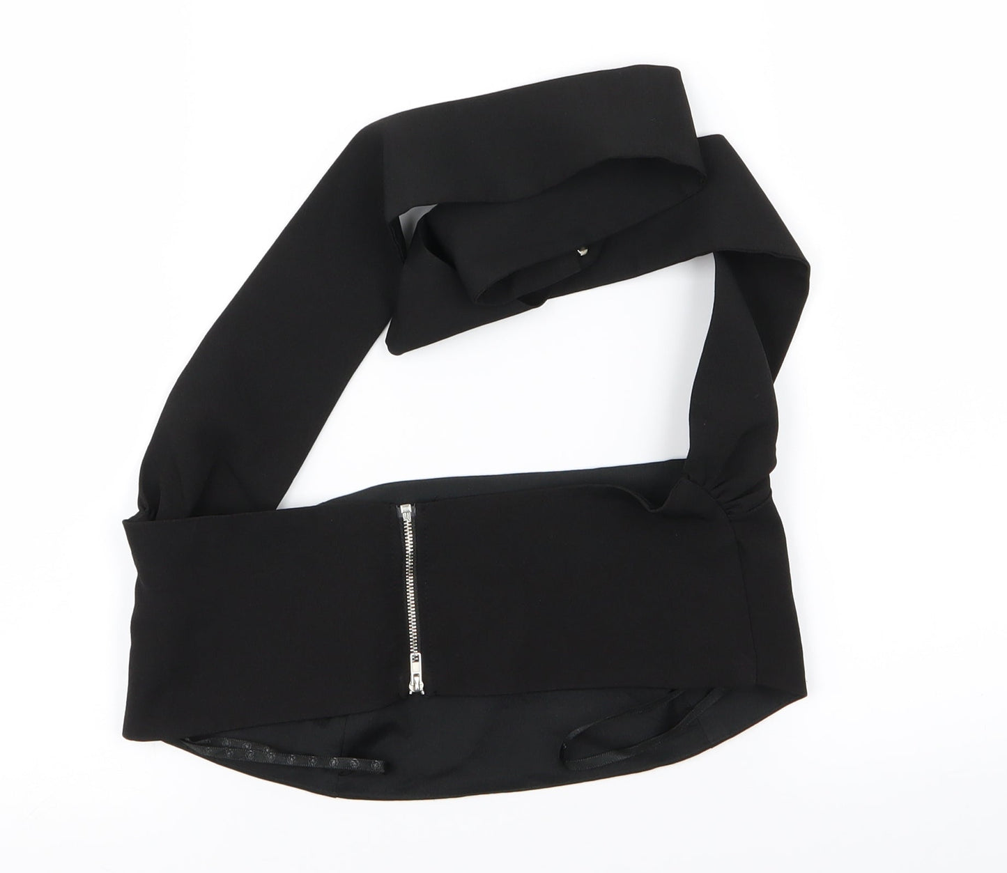 Missguided Womens Black   Basic Tank Size 10  - CROP