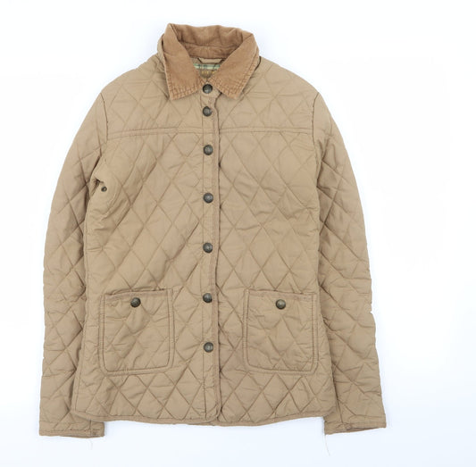 DENIM AND CO Womens Beige   Jacket Coat Size 8