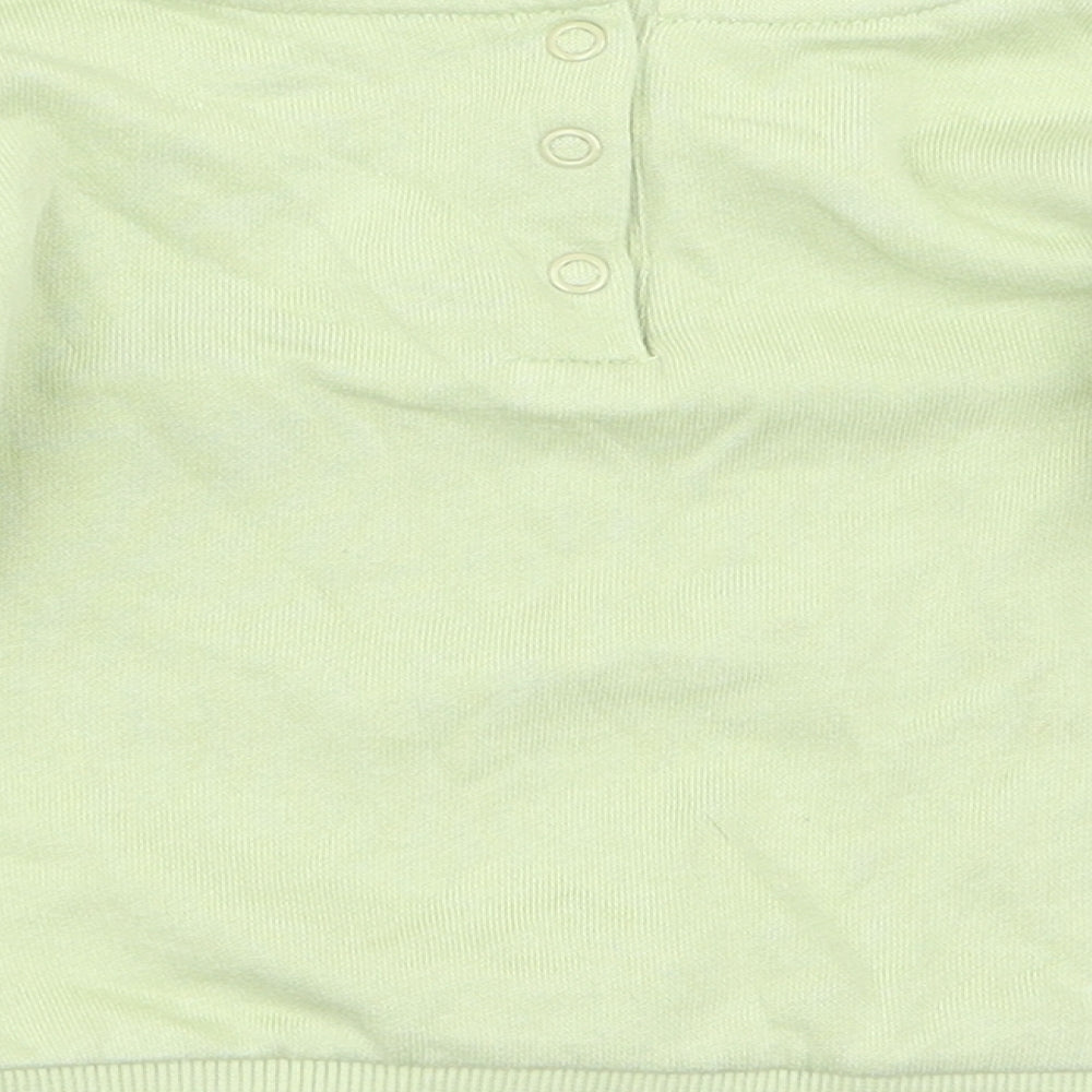 Asda George Girls Green   Pullover Jumper Size 3-6 Months