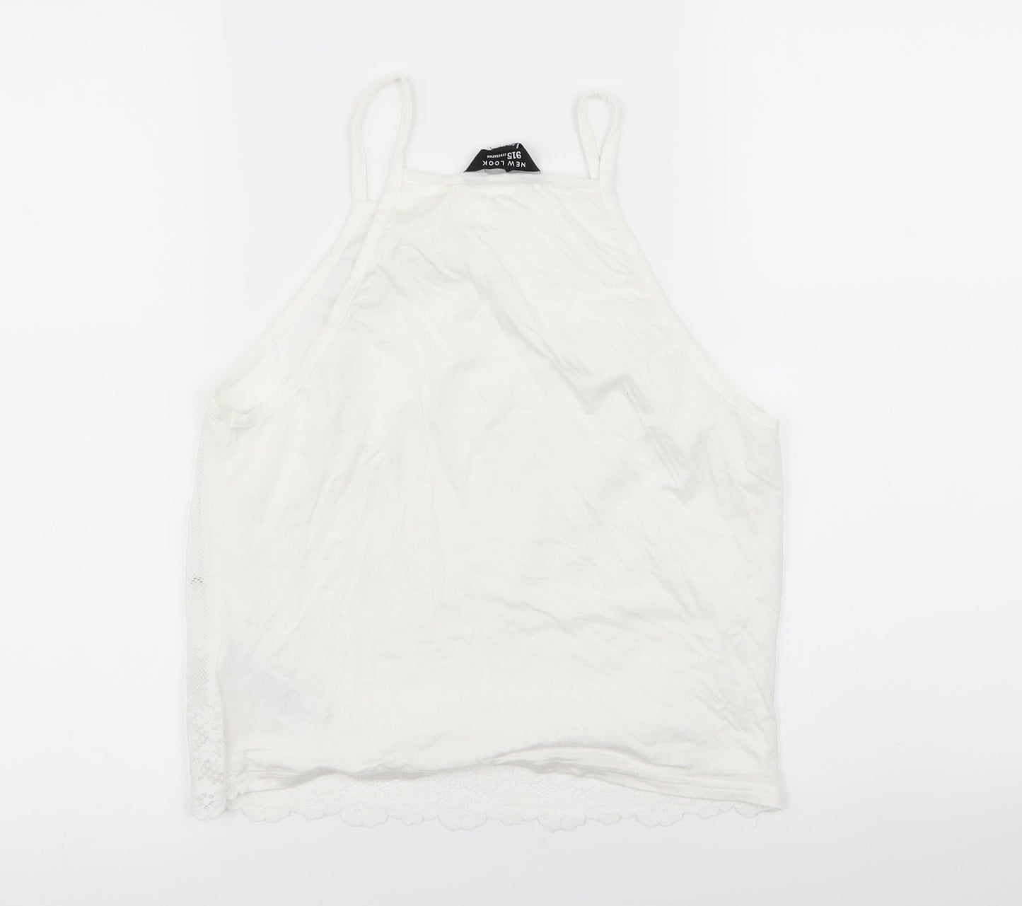 New Look Girls White Floral  Camisole Tank Size 14-15 Years