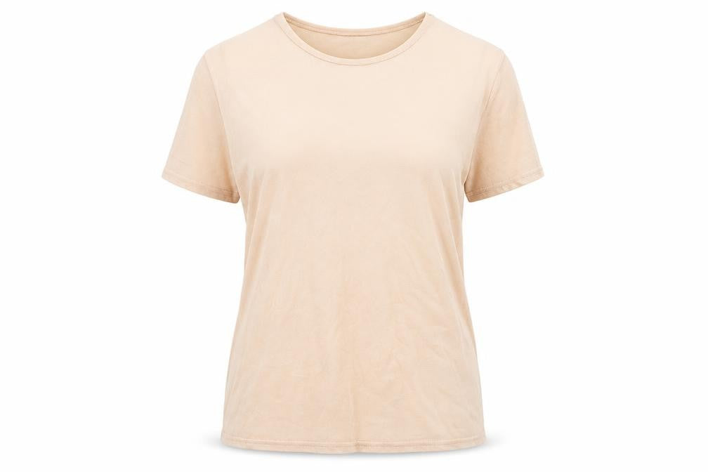 Misspap Womens Pink   Basic T-Shirt Size 6