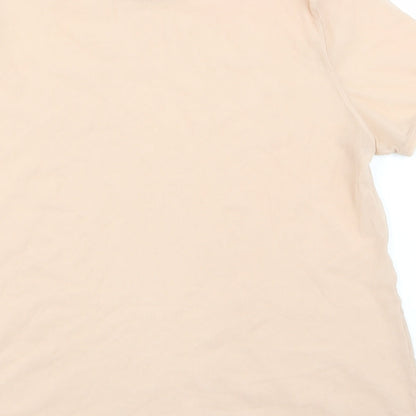 Misspap Womens Pink   Basic T-Shirt Size 6