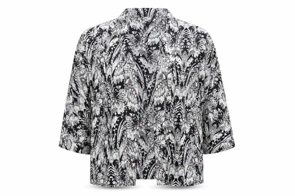 Fashion Union Womens Multicoloured Geometric  Cardigan Jumper Size M