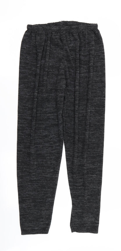 Preworn Womens Black   Sweatpants Trousers Size 4 L27 in - Stretch waistband