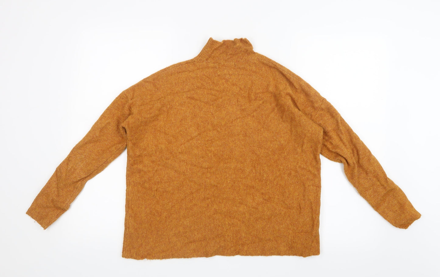 Warehouse Womens Yellow  Knit Pullover Jumper Size S