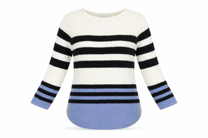 Kenar Womens Blue  Knit Pullover Jumper Size M
