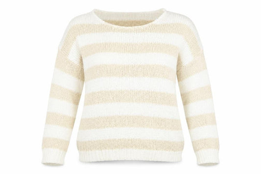 Primark Womens White  Knit Pullover Jumper Size 10