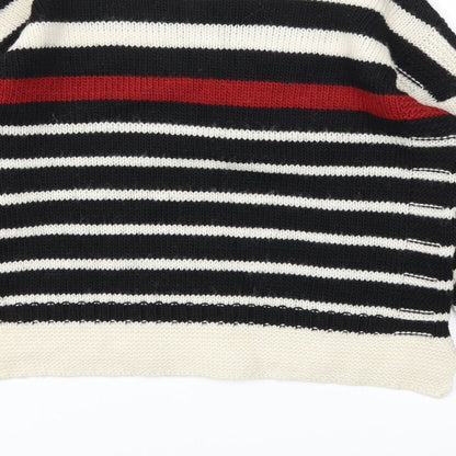 Preloved Topshop Womens Multicoloured Striped  Pullover Jumper Size 10 - Label