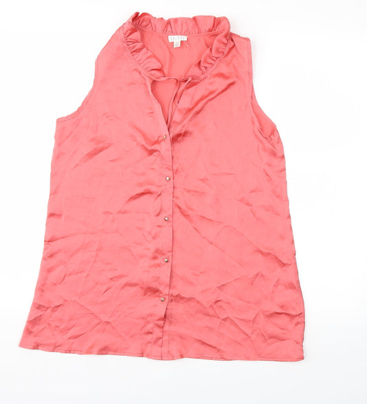 Spense Womens Pink   Basic Blouse Size S