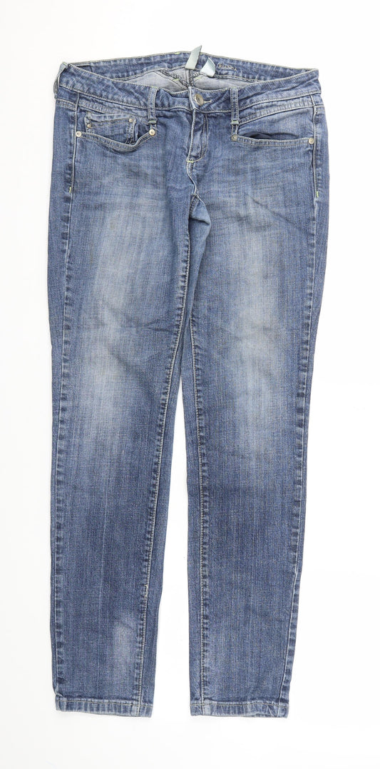 Preloved mango jeans Womens Blue   Skinny Jeans Size 8 L34 in - Front
