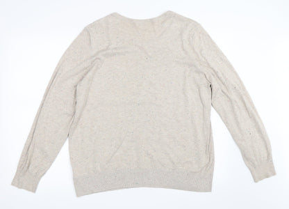 H&M Womens Beige   Pullover Jumper Size XL