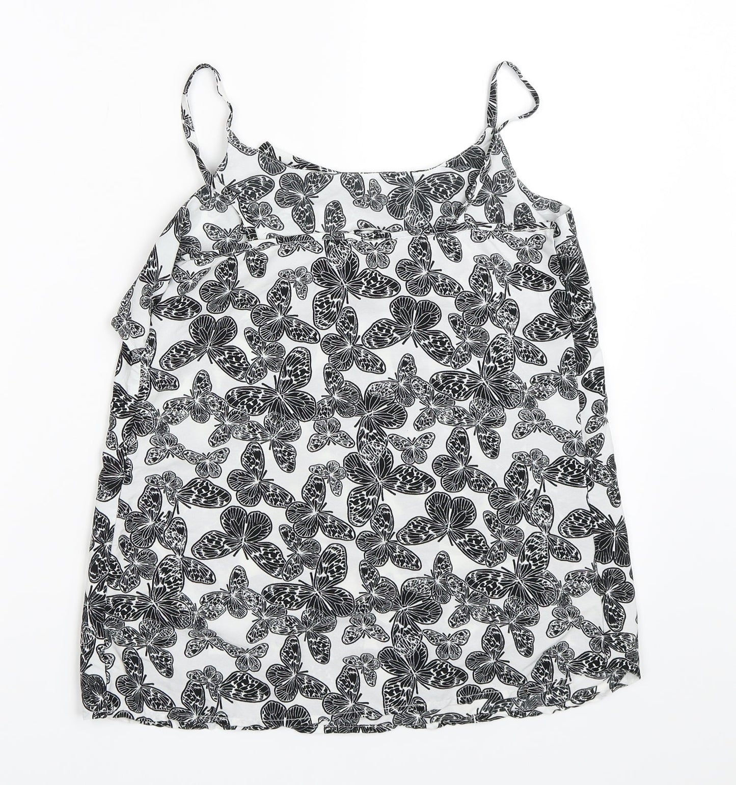 Pep&Co Womens White   Camisole Blouse Size 8
