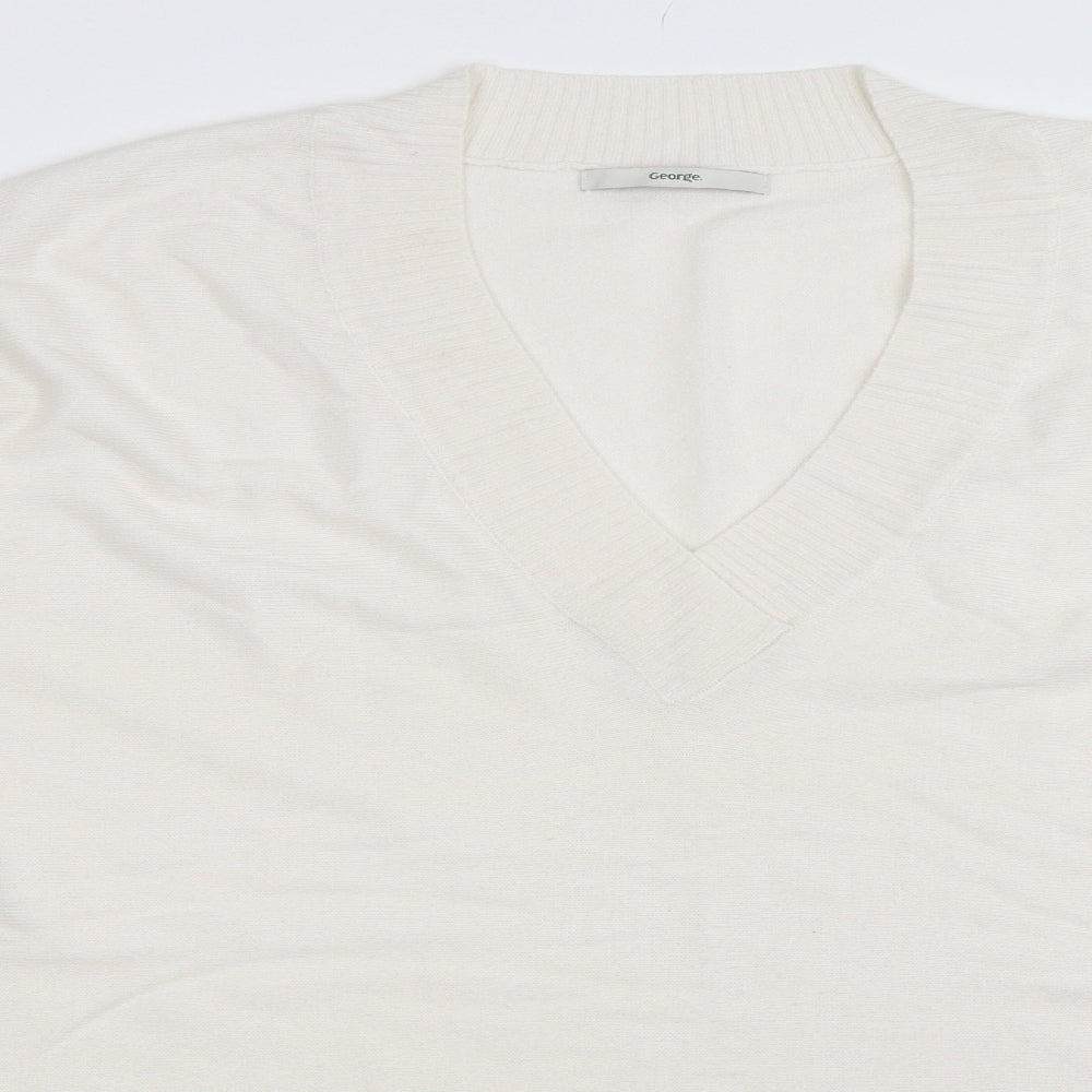 George Womens Ivory   Pullover Jumper Size XL