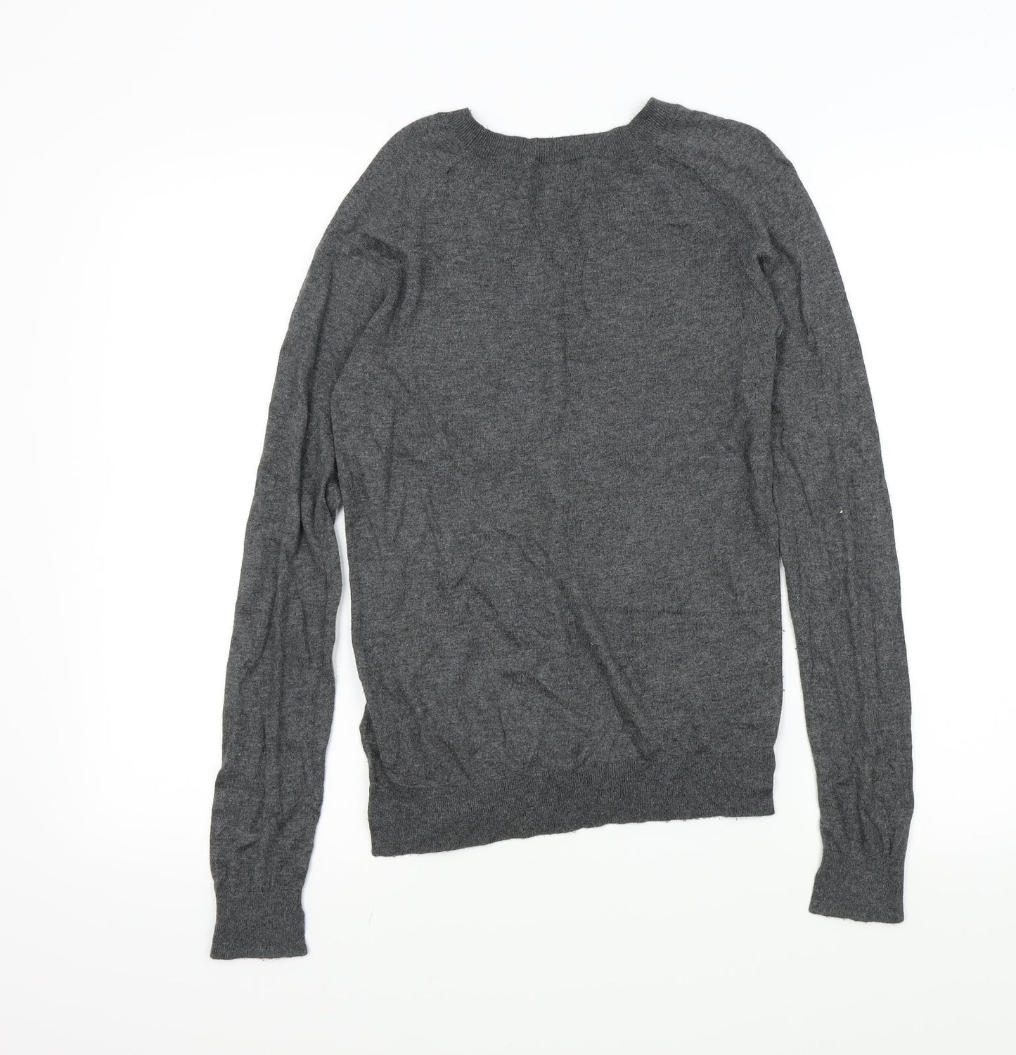 H&M Womens Grey   Pullover Jumper Size S