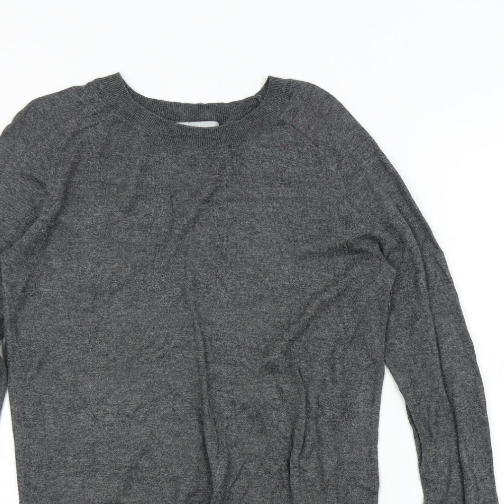H&M Womens Grey   Pullover Jumper Size S