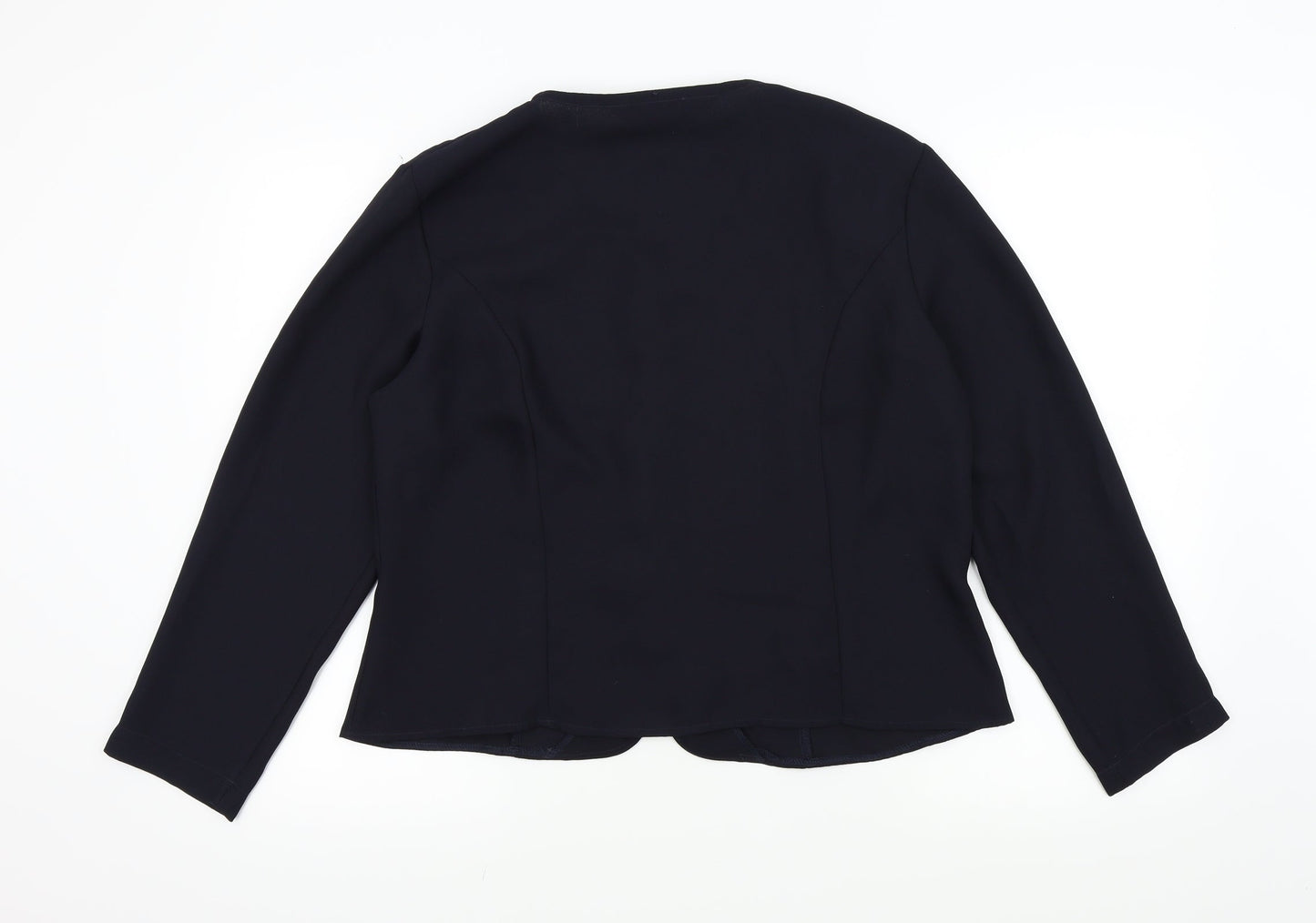 Berkertex Womens Blue Colourblock  Basic Button-Up Size 18