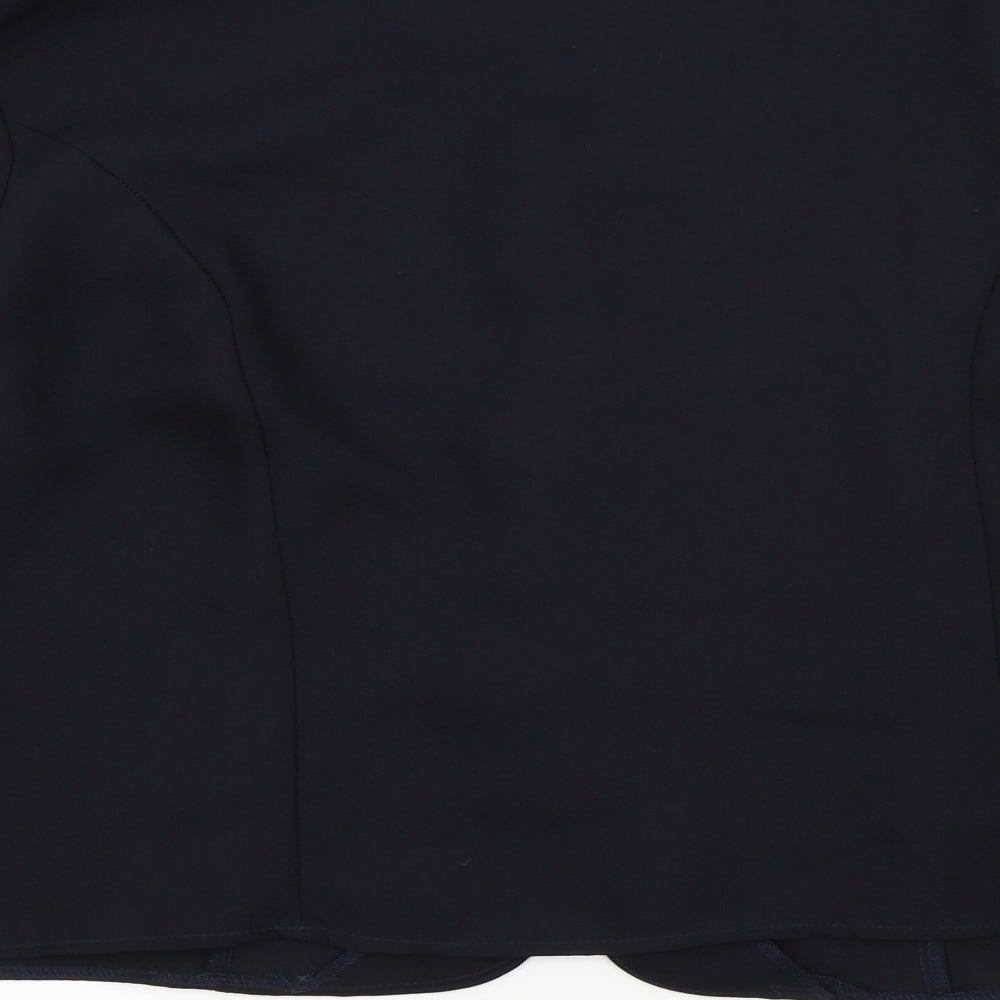 Berkertex Womens Blue Colourblock  Basic Button-Up Size 18