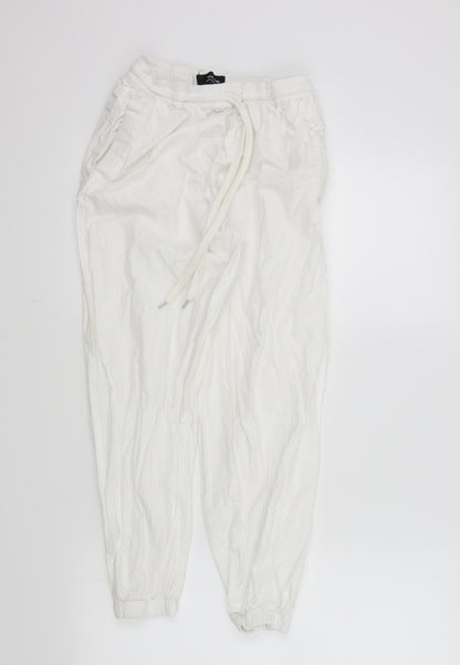 Preloved Cape Cod Womens White   Jogger Trousers Size M L23 in - Front