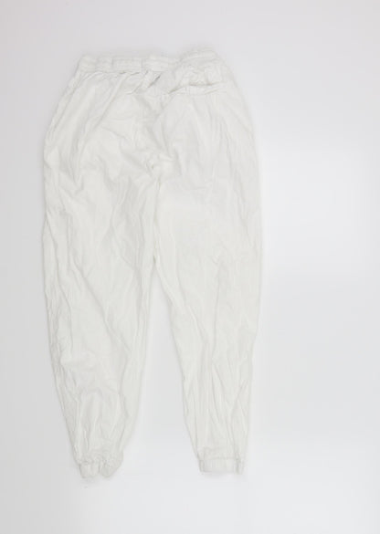 Preloved Cape Cod Womens White   Jogger Trousers Size M L23 in - Back