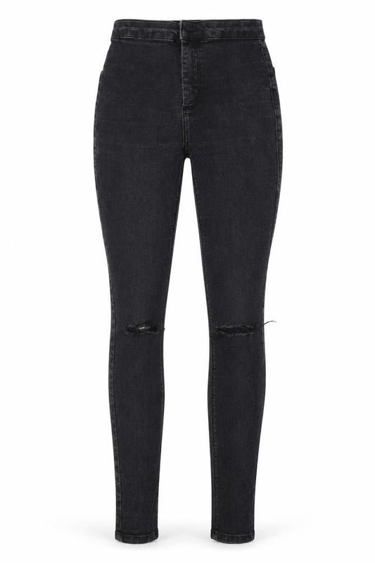 Topshop Womens Black  Denim Jegging Jeans Size 28 in L28 in