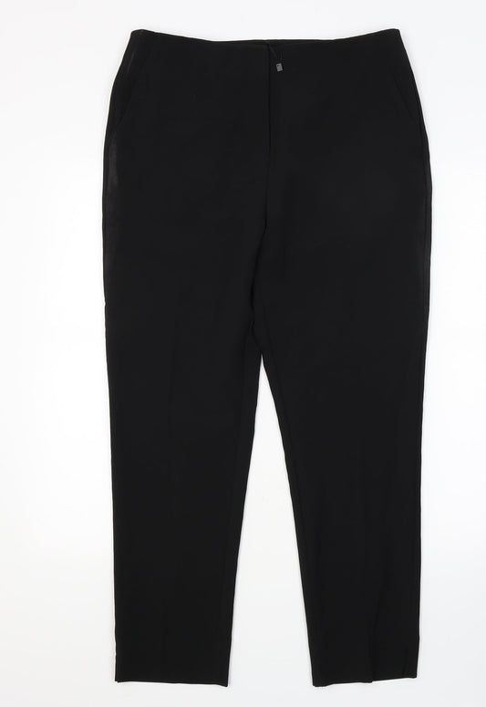 Attentif Womens Black   Trousers  Size 14 L27 in