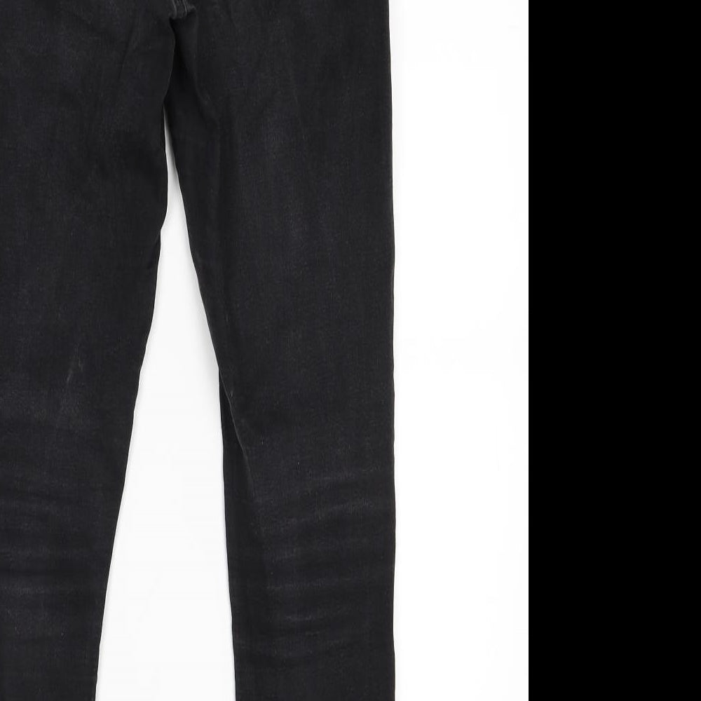 Primark Womens Black  Denim Jegging Jeans Size 10 L28 in